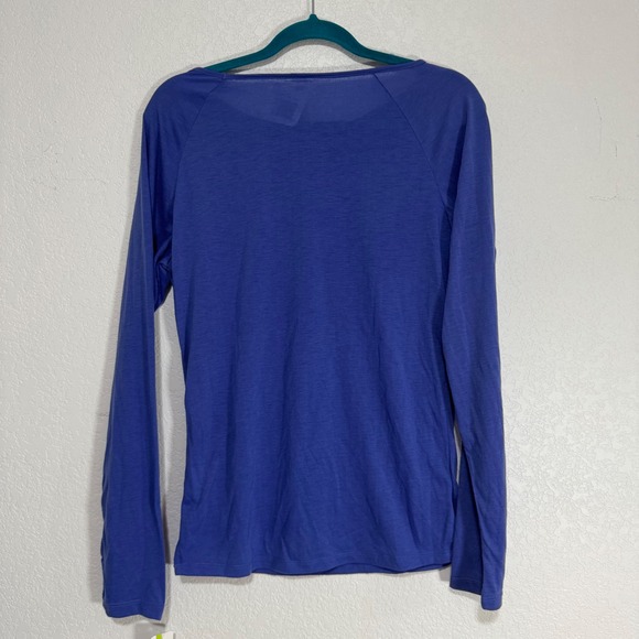 Ninewest Sport Women's Blue Long Sleeve Athletic Top Size L - Picture 2 of 3